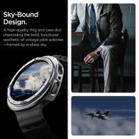 Spigen Bezel Tune Pro Pilot - Obudowa / Pierścień ochronny do Samsung Galaxy Watch 8 44 mm (Silver)