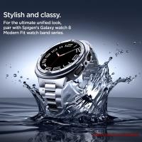 Spigen Bezel Tune Pro Pilot - Obudowa / Pierścień ochronny do Samsung Galaxy Watch 8 44 mm (Silver)
