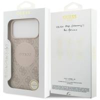 Guess 4G Circle Classic Logo MagSafe - Etui iPhone 17 Pro Max (różowy)