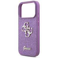 Guess Fixed Glitter Big 4G - Etui iPhone 17 Pro (liliowy)