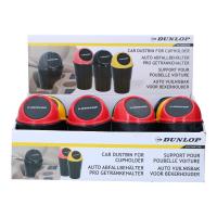 Dunlop - Kosz na śmieci do samochodu 400 ml 10x17 cm (Czarny)