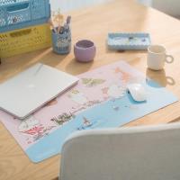 Muminki - Podkładka na biurko z ekoskóry XL 60 x 35 cm