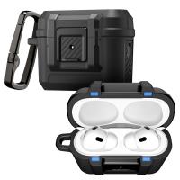 Spigen Lock Fit - Pancerne etui do Apple AirPods Pro 3 (Matte Black)