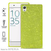 PURO Glitter Shine Cover MFX - Etui Sony Xperia XA (Lime Green) PURO Glitter Shine Cover MFX - Etui Sony Xperia XA (Lime Green)