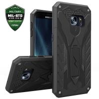 Zizo Static Cover - Pancerne etui Samsung Galaxy S7 edge z podstawką (czarny) Zizo Static Cover - Pancerne etui Samsung Galaxy S7 edge z podstawką (czarny)