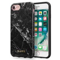 Laut HUEX ELEMENTS - Etui iPhone 8 / 7 / 6s / 6 z 2 foliami na ekran w zestawie (Marble Black) Laut HUEX ELEMENTS - Etui iPhone 8 / 7 / 6s / 6 z 2 foliami na ekran w zestawie (Marble Black)