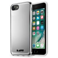 Laut HUEX METALLICS - Etui iPhone 8 / 7 / 6s / 6 z 2 foliami na ekran w zestawie (srebrny) Laut HUEX METALLICS - Etui iPhone 8 / 7 / 6s / 6 z 2 foliami na ekran w zestawie (srebrny)