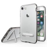Spigen Crystal Hybrid - Etui iPhone 7 + stand up (Gun Metal) Spigen Crystal Hybrid - Etui iPhone 7 + stand up (Gun Metal)