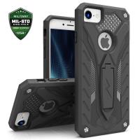 Zizo Static Cover - Pancerne etui iPhone 8 / 7 z podstawką (czarny/czarny) Zizo Static Cover - Pancerne etui iPhone 8 / 7 z podstawką (czarny/czarny)