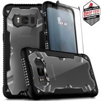 Zizo Proton Case - Pancerne etui Samsung Galaxy S8 ze szkłem 9H na ekran (czarny/przezroczysty) Zizo Proton Case - Pancerne etui Samsung Galaxy S8 ze szkłem 9H na ekran (czarny/przezroczysty)