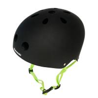 Kawasaki Helmet S/M - Kask z systemem regulacji Headlock 52-56 cm (czarny/zielony)