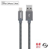 Kanex MiColor Premium Lightning - Kabel MFi z Lightning do USB, 2 m (Space Grey) Kanex MiColor Premium Lightning - Kabel MFi z Lightning do USB, 2 m (Space Grey)