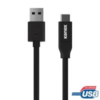 Kanex USB-C to USB 2.0 Charging Cable - Kabel USB-C na USB 2.0 do ładowania, 3.0 A, 3.6 m (Black) Kanex USB-C to USB 2.0 Charging Cable - Kabel USB-C na USB 2.0 do ładowania, 3.0 A, 3.6 m (Black)