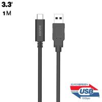 Kanex USB-C to USB 3.0 Charge and Sync Cable - Kabel USB-C na USB 3.0 do ładowania & synchronizacji danych, 3.0 A, 10 Gbps, 1 m (Black) Kanex USB-C to USB 3.0 Charge and Sync Cable - Kabel USB-C na USB 3.0 do ładowania & synchronizacji danych, 3.0 A, 10 Gbps, 1 m (Black)
