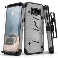 Zizo Bolt Cover - Pancerne etui Samsung Galaxy S8+ ze szkłem 9H na ekran + podstawka & uchwyt do paska (Gray/Black) Zizo Bolt Cover - Pancerne etui Samsung Galaxy S8+ ze szkłem 9H na ekran + podstawka & uchwyt do paska (Gray/Black)
