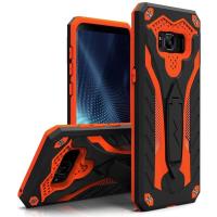 Zizo Static Cover - Pancerne etui Samsung Galaxy S8 z podstawką (Black/Orange) Zizo Static Cover - Pancerne etui Samsung Galaxy S8 z podstawką (Black/Orange)