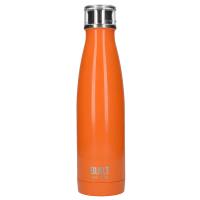BUILT Perfect Seal Vacuum Insulated Bottle - Stalowy termos próżniowy 0,5 l (Orange)