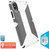 Speck Presidio Grip - Etui iPhone X (White/Black) Speck Presidio Grip - Etui iPhone X (White/Black)