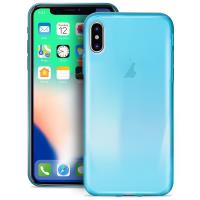 PURO 0.3 Nude - Etui iPhone X (Fluo Blue) PURO 0.3 Nude - Etui iPhone X (Fluo Blue)