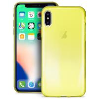 PURO 0.3 Nude - Etui iPhone X (Fluo Yellow) PURO 0.3 Nude - Etui iPhone X (Fluo Yellow)