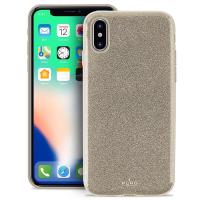 PURO Glitter Shine Cover - Etui iPhone Xs / X (Gold) PURO Glitter Shine Cover - Etui iPhone Xs / X (Gold)
