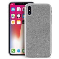 PURO Glitter Shine Cover - Etui iPhone Xs / X (Silver) PURO Glitter Shine Cover - Etui iPhone Xs / X (Silver)