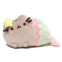Pusheen - Maskotka Mała Syrenka z gwiazdą (10 x 18 x 9,5 cm) (zielony)