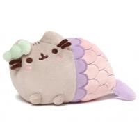 Pusheen - Maskotka Mała Syrenka z muszelką (10 x 18 x 9,5 cm) (różowy)