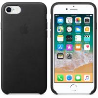 Apple Leather Case - Skórzane etui iPhone 8 / 7 (czarny) Apple Leather Case - Skórzane etui iPhone 8 / 7 (czarny)