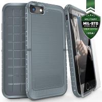 Zizo Dynite Cover - Etui iPhone 8 / 7 ze szkłem 9H na ekran (Gray) Zizo Dynite Cover - Etui iPhone 8 / 7 ze szkłem 9H na ekran (Gray)