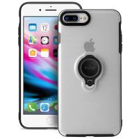 PURO Magnet Ring Cover - Etui iPhone 8 Plus / 7 Plus z magnetycznym uchwytem na palec (przezroczysty)