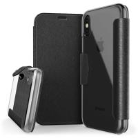 X-Doria Engage Folio - Etui iPhone X z kieszeniami na karty (Black) X-Doria Engage Folio - Etui iPhone X z kieszeniami na karty (Black)