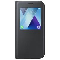 Samsung S View Standing Cover - Etui z klapką dotykową Samsung Galaxy A5 (2017) w/ stand-up (czarny)
