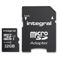 Integral UltimaPro - Karta pamięci 32GB microSDHC/XC 40MB/s Class 10 UHS-I U1 + Adapter Integral UltimaPro - Karta pamięci 32GB microSDHC/XC 40MB/s Class 10 UHS-I U1 + Adapter