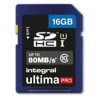 Integral UltimaPro - Karta pamięci 16GB SDHC/XC 80MB/s Class 10 UHS-I U1 Integral UltimaPro - Karta pamięci 16GB SDHC/XC 80MB/s Class 10 UHS-I U1