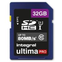 Integral UltimaPro - Karta pamięci 32GB SDHC/XC 80MB/s Class 10 UHS-I U1 Integral UltimaPro - Karta pamięci 32GB SDHC/XC 80MB/s Class 10 UHS-I U1