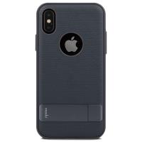 Moshi Kameleon - Etui hardshell z podstawką iPhone X (Midnight Blue)