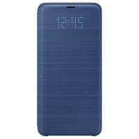 Samsung LED View Cover - Etui z klapką + kieszeń na kartę Samsung Galaxy S9+ (niebieski)