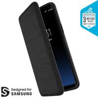 Speck Presidio Folio - Etui Samsung Galaxy S9 z kieszenią na karty + stand up (Heathered Black/Black/Slate Grey) Speck Presidio Folio - Etui Samsung Galaxy S9 z kieszenią na karty + stand up (Heathered Black/Black/Slate Grey)