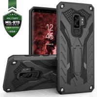 Zizo Static Cover - Pancerne etui Samsung Galaxy S9+ z podstawką (Black/Black) Zizo Static Cover - Pancerne etui Samsung Galaxy S9+ z podstawką (Black/Black)