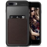 Obliq Flex Wallet - Etui iPhone 8 Plus / 7 Plus z kieszenią na kartę (Espresso) Obliq Flex Wallet - Etui iPhone 8 Plus / 7 Plus z kieszenią na kartę (Espresso)