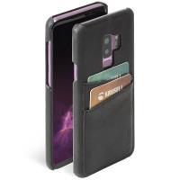 Krusell Sunne 2 Card Cover - Skórzane etui Samsung Galaxy S9+ z dwoma zewnętrznymi kieszeniami na karty (Black) Krusell Sunne 2 Card Cover - Skórzane etui Samsung Galaxy S9+ z dwoma zewnętrznymi kieszeniami na karty (Black)