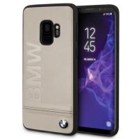 BMW Signature Logo Imprint Case - Skórzane etui Samsung Galaxy S9 z wytłaczanym logo BMW (szarobrązowy) BMW Signature Logo Imprint Case - Skórzane etui Samsung Galaxy S9 z wytłaczanym logo BMW (szarobrązowy)