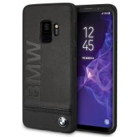 BMW Signature Logo Imprint Case - Skórzane etui Samsung Galaxy S9 z wytłaczanym logo BMW (czarny) BMW Signature Logo Imprint Case - Skórzane etui Samsung Galaxy S9 z wytłaczanym logo BMW (czarny)