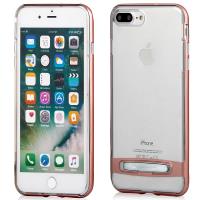 Mercury Dream Bumper - Etui iPhone 8 Plus / 7 Plus z metalową podstawką (różowe złoto) Mercury Dream Bumper - Etui iPhone 8 Plus / 7 Plus z metalową podstawką (różowe złoto)