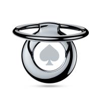 PURO Magnetic Ring - Magnetyczny uchwyt na palec do telefonu z funkcją standu (szary pik) PURO Magnetic Ring - Magnetyczny uchwyt na palec do telefonu z funkcją standu (szary pik)