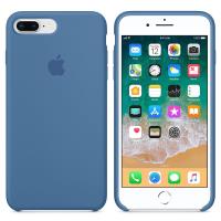 Apple Silicone Case - Silikonowe etui iPhone 8 Plus / 7 Plus (niebieski dżins)