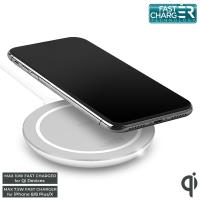 PURO Fast Wireless Charging Station QI - Bezprzewodowa ładowarka indukcyjna Qi do iPhone i Android, 10 W (biały) PURO Fast Wireless Charging Station QI - Bezprzewodowa ładowarka indukcyjna Qi do iPhone i Android, 10 W (biały)