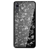 PURO Glam Ice Light Cover - Etui Huawei P20 Pro z metalicznymi elementami srebra PURO Glam Ice Light Cover - Etui Huawei P20 Pro z metalicznymi elementami srebra