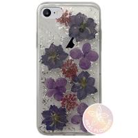 PURO Glam Hippie Chic Cover - Etui iPhone 8 / 7 / 6s / 6 (prawdziwe płatki kwiatów fioletowe) PURO Glam Hippie Chic Cover - Etui iPhone 8 / 7 / 6s / 6 (prawdziwe płatki kwiatów fioletowe)
